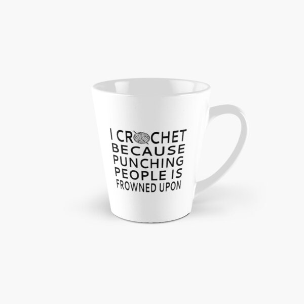 Item preview, I Crochet Because Punching People Is Frowned Upon designed and sold by coolfuntees.