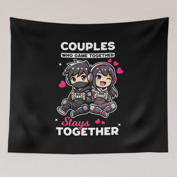 Item preview, Couples who game together stays together designed and sold by Visual-digital.