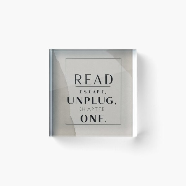 Item preview, Minimalist Reading Quote Art designed and sold by LEOdesignerArt.