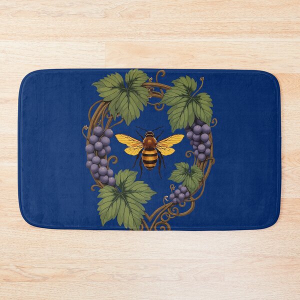 Item preview, Arkansan State Honey Bee And Grape Vine Vector Design designed and sold by taiche.