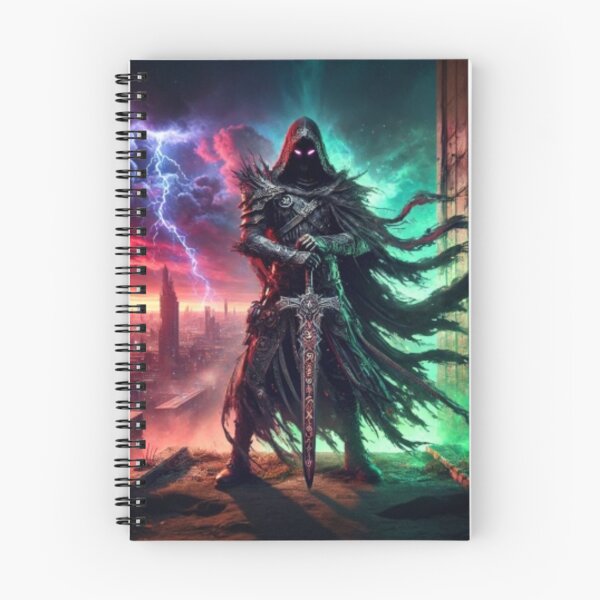 Item preview, AI generated warrior, dystopian fantasy designed and sold by AI-this-is-AI.