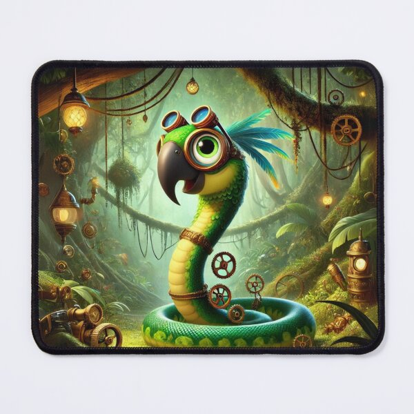 Item preview, Steampunk Parrot Snake designed and sold by Sillytoe.