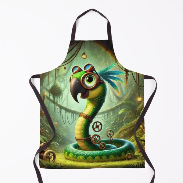 Item preview, Steampunk Parrot Snake designed and sold by Sillytoe.