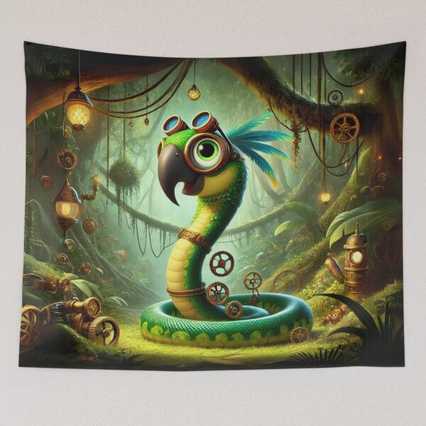 Item preview, Steampunk Parrot Snake designed and sold by Sillytoe.