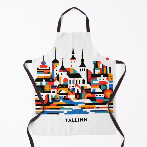 Item preview, Tallinn Cubism Art – Medieval Charm with a Modern Twist designed and sold by OzzFrequency.