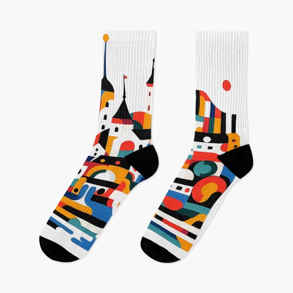 Item preview, Tallinn Cubism Art – Medieval Charm with a Modern Twist designed and sold by OzzFrequency.
