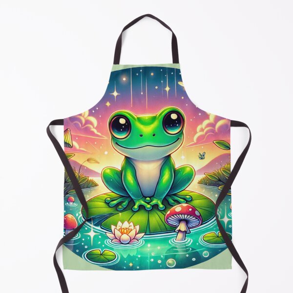 Item preview, Frog on Magical Lily Pad designed and sold by KittyKatto.