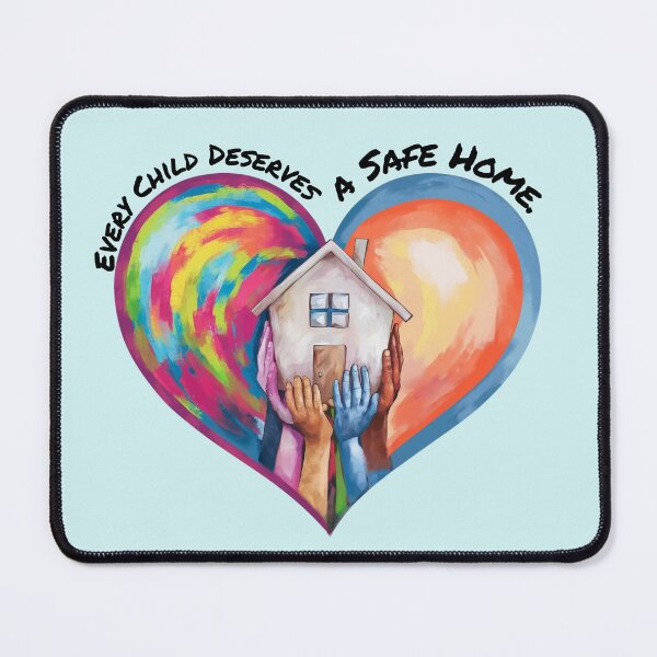 Item preview, Protect Every Child: United for a Safe Home, Child Abuse Awareness designed and sold by LivingLotusArt.