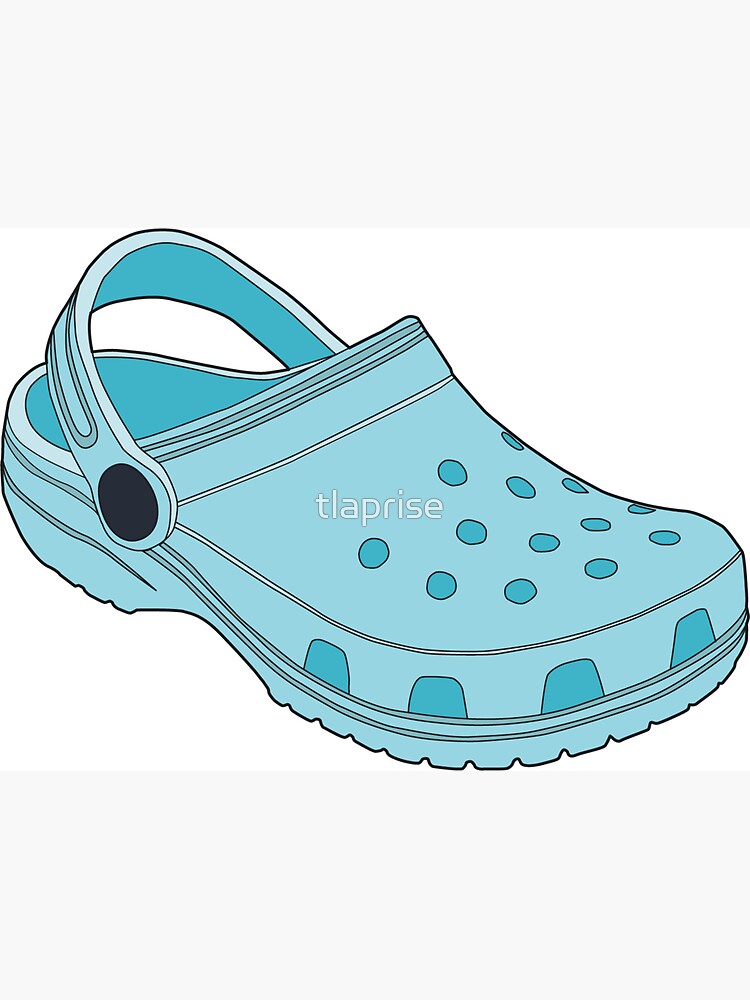 Bright blue crocs on sale