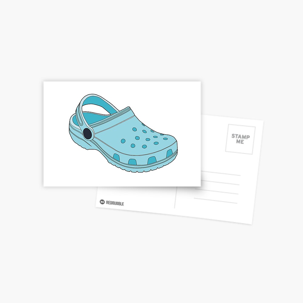 blue light card crocs