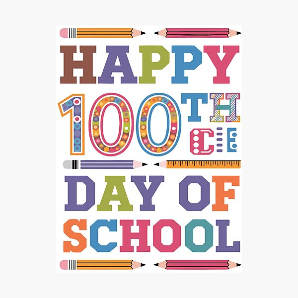 Item preview, 100 Days Of School Happy 100th Day designed and sold by KitonicTees.