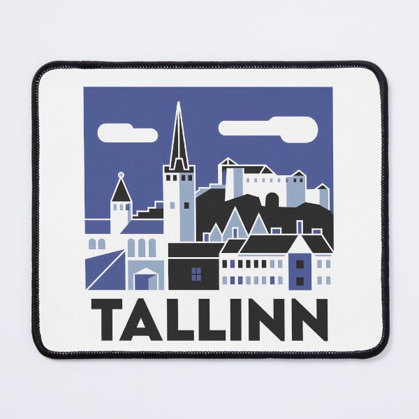 Item preview, Tallinn Cubism Art – Medieval Charm with a Modern Twist designed and sold by OzzFrequency.