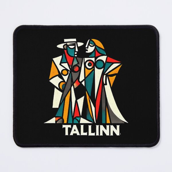Item preview, Tallinn Cubism Art – Medieval Charm with a Modern Twist designed and sold by OzzFrequency.