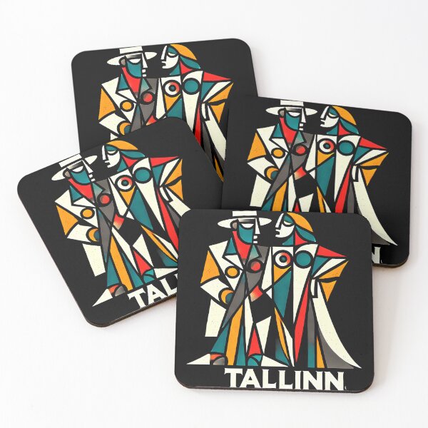 Item preview, Tallinn Cubism Art – Medieval Charm with a Modern Twist designed and sold by OzzFrequency.