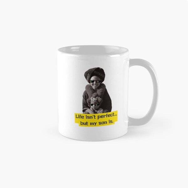 Item preview, Black and White Smily Mon and Son Northern Thailand Mien Tribe designed and sold by Bspaces.