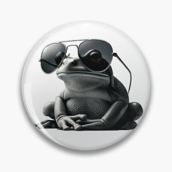 Item preview, Cool Frog in Sunglasses designed and sold by KittyKatto.