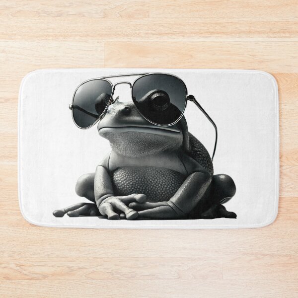 Item preview, Cool Frog in Sunglasses designed and sold by KittyKatto.