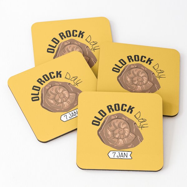 Item preview, 7 January Old Rock Day - Wacky Holidays designed and sold by ChemicalXShop.