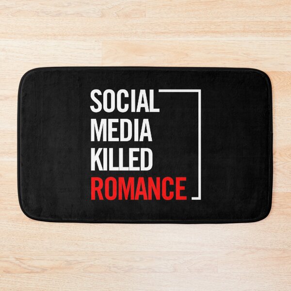 Item preview, "Social Media Killed Romance – Ghosted, Left on Read, and Love Lost" designed and sold by artworkathome.