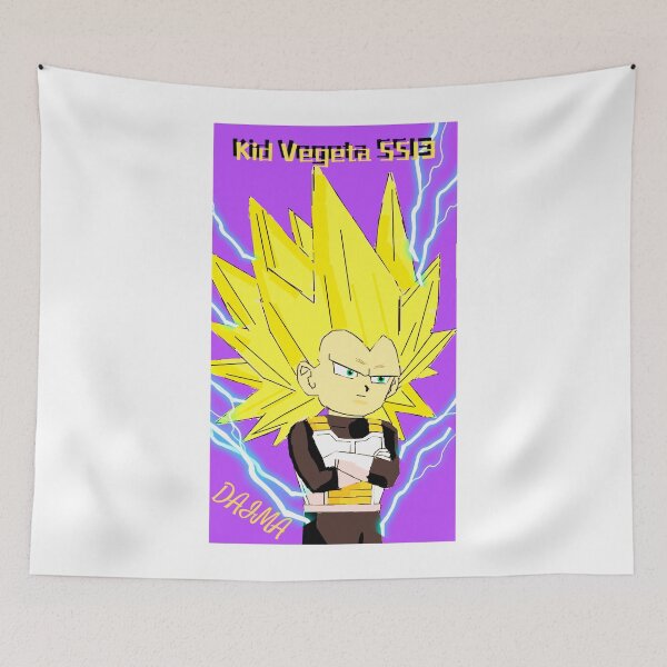 Item preview, SUPER SAIYAN 3 KID VEGETA DAIMA designed and sold by GrindWardrobe.