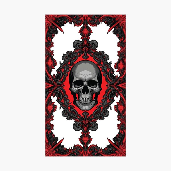 Item preview, Dark Elegance: The Enigmatic Skull Frame designed and sold by DAYMONDAY1976.