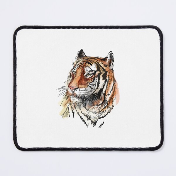 Item preview, Tiger Face Sticker designed and sold by hsstudio2025.