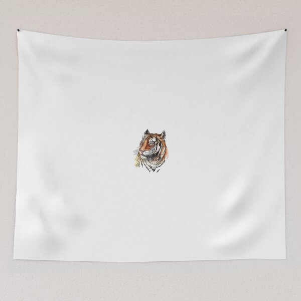 Item preview, Tiger Face Sticker designed and sold by hsstudio2025.
