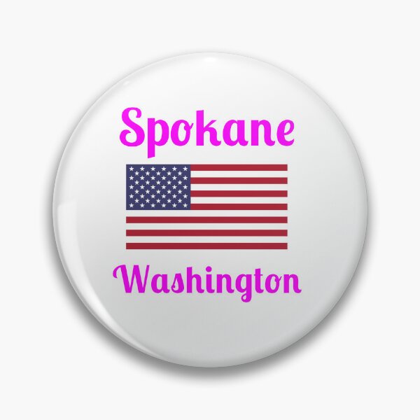 Item preview, Spokane Washington state - Stylish Prints, designed and sold by Fleetwood1994.