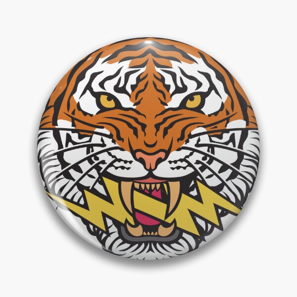 Item preview, Tiger Face Sticker designed and sold by hsstudio2025.