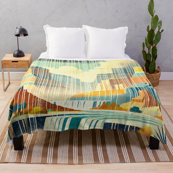 Item preview, Canyon Waterfalls No.1 designed and sold by Joe Foley | Digital Artist.