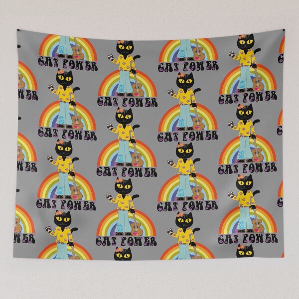 Item preview, cat power - seventies rainbow designed and sold by A-mici-marina.