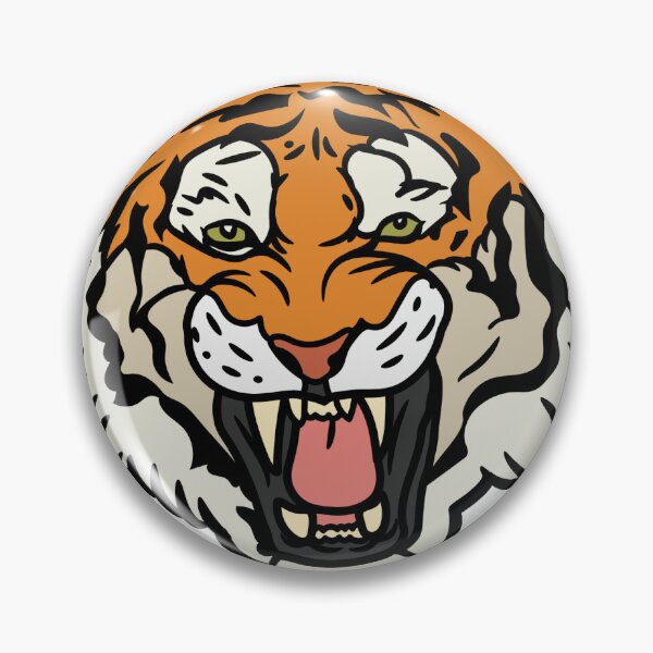 Item preview, Tiger Face Sticker designed and sold by hsstudio2025.