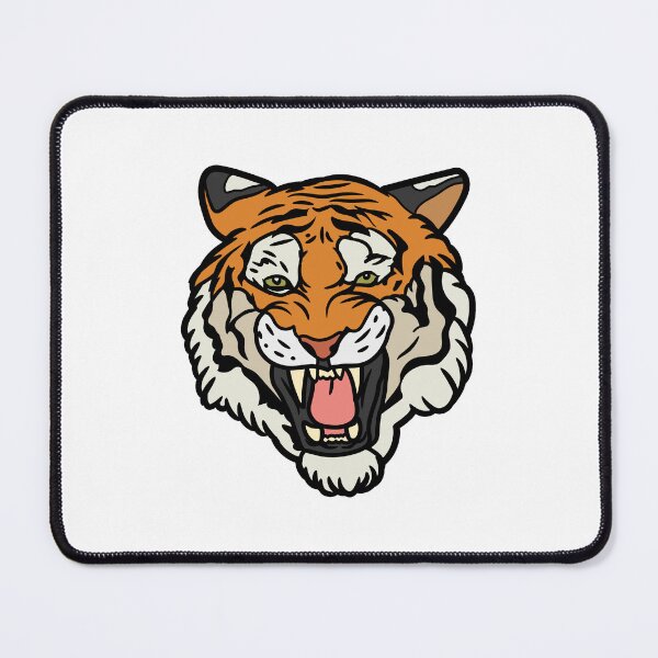 Item preview, Tiger Face Sticker designed and sold by hsstudio2025.
