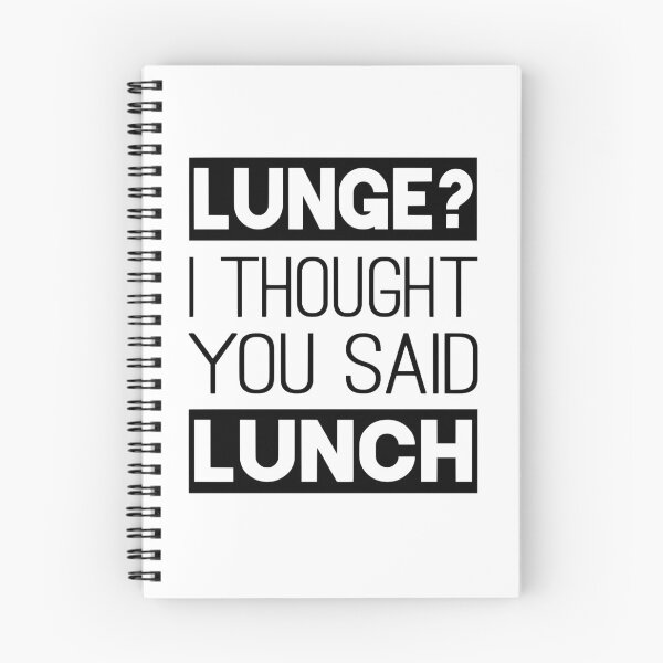 Item preview, Lunge? I Thought You Said Lunch designed and sold by coolfuntees.