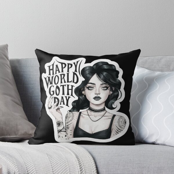 Item preview, Happy World Goth Day designed and sold by UrbanChillz.
