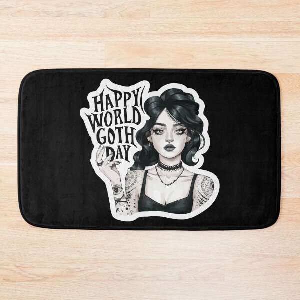 Item preview, Happy World Goth Day designed and sold by UrbanChillz.