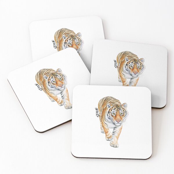 Item preview, Tiger Face Sticker designed and sold by hsstudio2025.