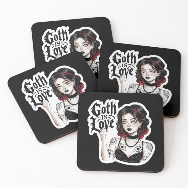 Item preview, Goth is Love designed and sold by UrbanChillz.