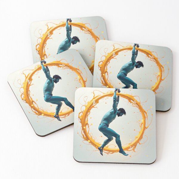 Item preview, Bitcoin Flame Igniting the Blockchain Movement designed and sold by RadDeck.