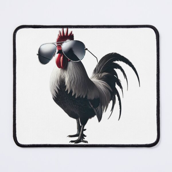 Item preview, Cool Rooster in Aviator Sunglasses designed and sold by KittyKatto.