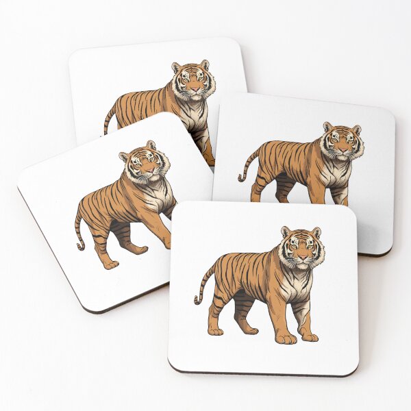 Item preview, Tiger Face Sticker designed and sold by hsstudio2025.