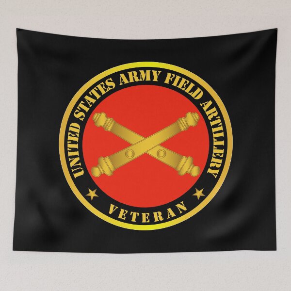 Item preview, Army - US Army Field Artillery Veteran w Branch designed and sold by Military Insignia Products.