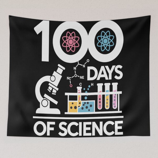 Item preview, 100 Days of School Science Teacher designed and sold by KitonicTees.