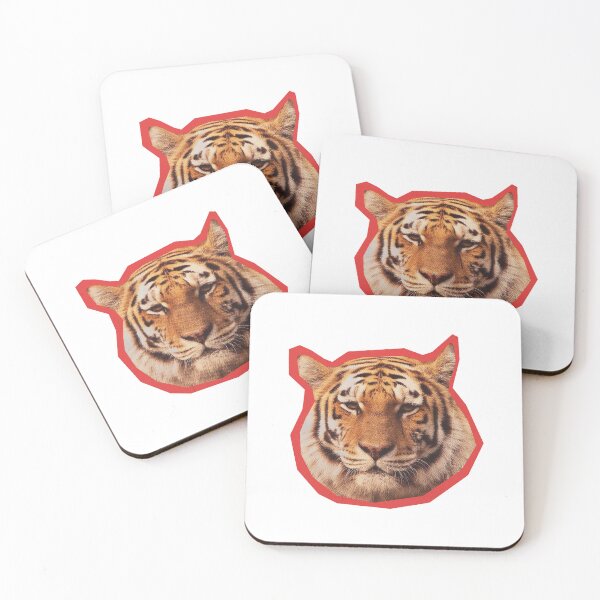 Item preview, Tiger Face Sticker designed and sold by hsstudio2025.
