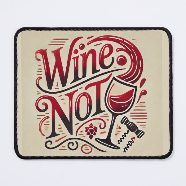 Item preview, Wine Not? A Design for Wine Enthusiasts designed and sold by KittyKatto.