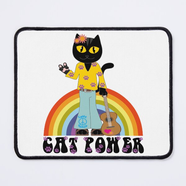 Item preview, cat power - seventies rainbow designed and sold by A-mici-marina.