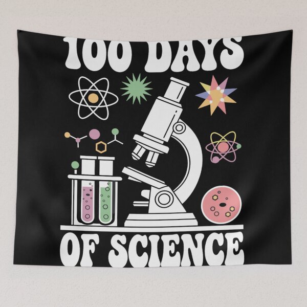 Item preview, 100 Days of School Science Teacher And Student designed and sold by KitonicTees.