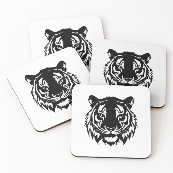 Item preview, Tiger Face Sticker designed and sold by hsstudio2025.