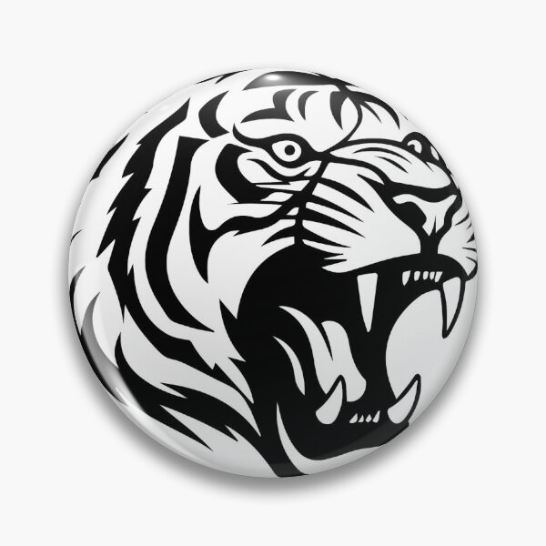 Item preview, Tiger Face Sticker designed and sold by hsstudio2025.