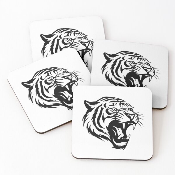 Item preview, Tiger Face Sticker designed and sold by hsstudio2025.